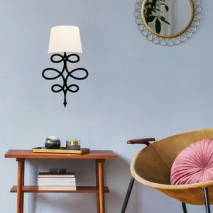 Asaf - 6990 White
Black Wall Lamp