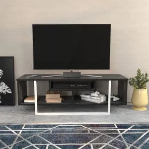 Asal 120 - Black, White Black
White TV Stand