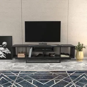 Asal 150 - Black Black TV Stand