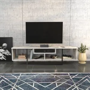 Asal 150 - Black, Ephesus Black
White TV Stand