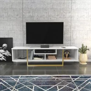Asal 150 - White, Gold White
Gold TV Stand