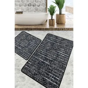 Asara Multicolor Bathmat Set (2 Pieces)