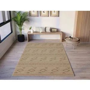 Aselya - Beige Beige Carpet (140 x 200)