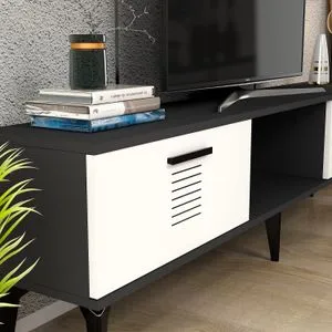 Asimo - Anthracite, White Anthracite
White TV Stand