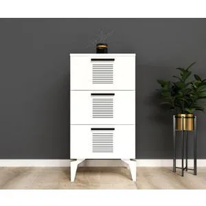 Asimo H - White White Multi Purpose Cabinet