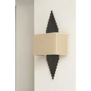 Aslı - 8761-4P Crno-Krem Zidna Lampa