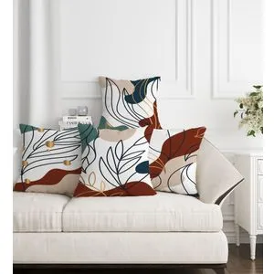 ASR-plw4 - 1 Multicolor Cushion Cover Set (4 Pieces)