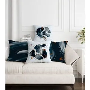 ASR-plw4 - 10 Multicolor Cushion Cover Set (4 Pieces)