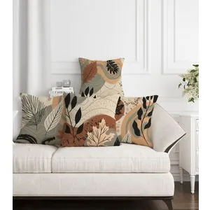 ASR-plw4 - 19 Multicolor Cushion Cover Set (4 Pieces)