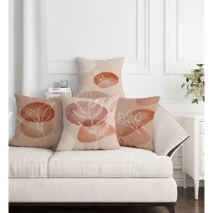 ASR-plw4 - 2 Multicolor Cushion Cover Set (4 Pieces)