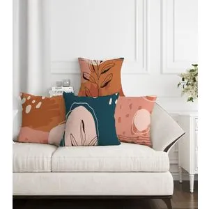ASR-plw4 - 20 Multicolor Cushion Cover Set (4 Pieces)