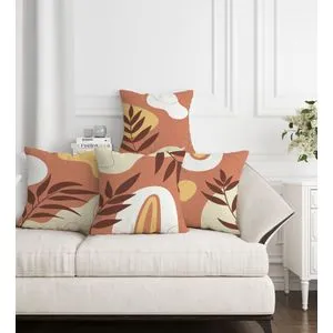 ASR-plw4 - 4 Multicolor Cushion Cover Set (4 Pieces)