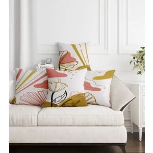 ASR-plw4 - 8 Multicolor Cushion Cover Set (4 Pieces)
