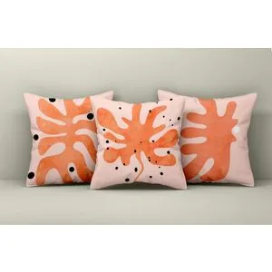 Asr_plw25 - 1 Multicolor Cushion Cover Set (3 Pieces)