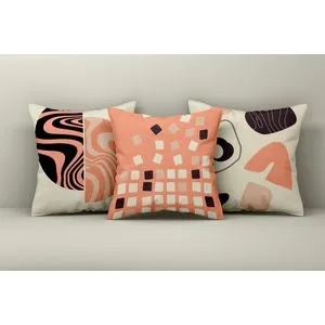 Asr_plw25 - 14 Multicolor Cushion Cover Set (3 Pieces)