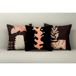 Asr_plw25 - 2 Multicolor Cushion Cover Set (3 Pieces)