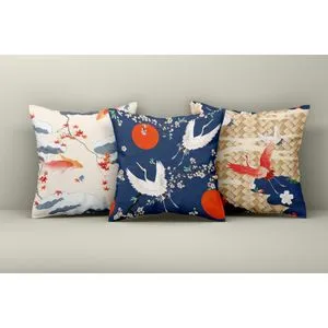 Asr_plw25 - 21 Multicolor Cushion Cover Set (3 Pieces)