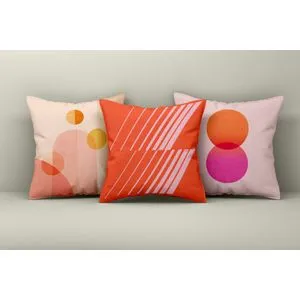 Asr_plw25 - 24 Multicolor Cushion Cover Set (3 Pieces)