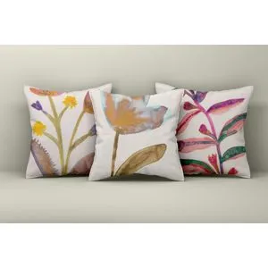 Asr_plw25 - 26 Multicolor Cushion Cover Set (3 Pieces)