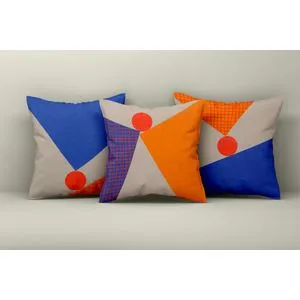 Asr_plw25 - 28 Multicolor Cushion Cover Set (3 Pieces)