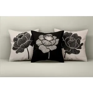 Asr_plw25 - 32 Multicolor Cushion Cover Set (3 Pieces)