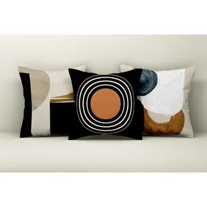 Asr_plw25 - 43 Multicolor Cushion Cover Set (3 Pieces)