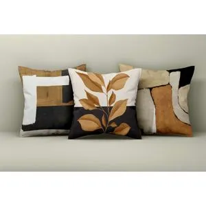 Asr_plw25 - 55 Multicolor Cushion Cover Set (3 Pieces)