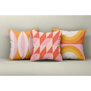 Asr_plw25 - 8 Multicolor Cushion Cover Set (3 Pieces)