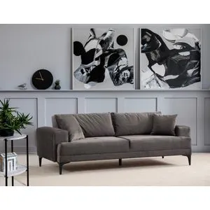 Astana 3 Seater - Anthracite Anthracite 3-Seat Sofa