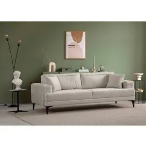 Astana 3 Seater - Ecru Ecru 3-Seat Sofa