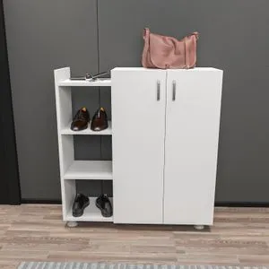 Asus - White White Shoe Cabinet