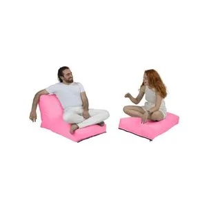 Atelier Del Sofa baštenski lazy bag na rasklapanje Siesta, roze