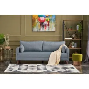 Atelier Del Sofa Bella Soft Trosed sa Ležajem - Plava