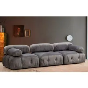 Atelier Del Sofa Bubble trosed (L1-O1-1R) sivi trosed