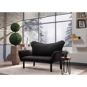 Atelier Del Sofa Chatto - Crni dvosed na razvlačenje