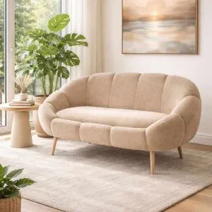 Atelier Del Sofa dvosed Lida, 130 cm, bež
