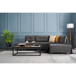 Atelier Del Sofa Manama Ugaona Sofa na Razvlačenje Desna - Antracit