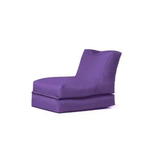 Atelier Del Sofa Siesta Sofa Bed Pouf - Ljubičasti Vrt Bean Bag