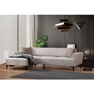 Atelier Del Sofa ugaona garnitura na razvlačenje Hamlet, leva, 270 cm, ekru