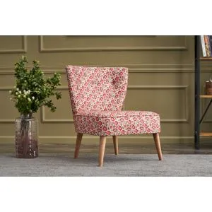 Atelier Del Sofa Viola Berjer Sardunya Multicolor Wing Chair