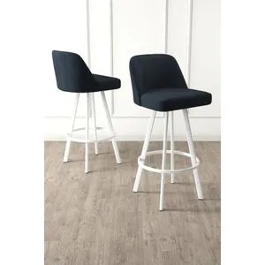 Atex - Anthracite, White Anthracite
White Bar Stool Set (6 Pieces)