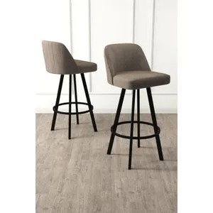 Atex - Crni Bar Stolići za Kaficu (Set od 6 komada)