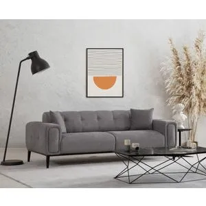 Athena 3 Seater - Light Grey Light Grey 3-Seat Sofa-Bed