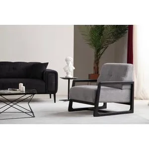 Athena Bergere - Light Grey Light Grey Wing Chair