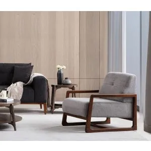 Athena Bergere - Light Grey, Walnut Light Grey
Walnut Wing Chair