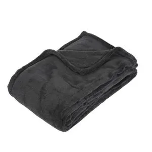 ATMOSPHERA ĆEBE 150X125CM POLIESTER TAMNO SIVA 103871L
