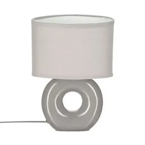 ATMOSPHERA LAMPA BARU 18,2X11,8X25CM KERAMIKA/POLIESTER SIVA 121511B