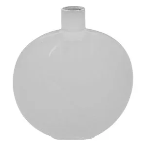 Atmosphera vaza 19x8,5x22 keramika bela