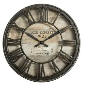 ATMOSPHERA VINTAGE SAT 21X4,7CM PP/STAKLO/ABS BRAON 162266