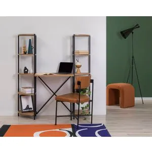 Aura Rafix Atlantic Pine
Black Study Desk